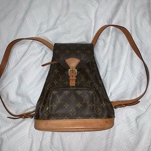 Louis Vuitton Montsouris monogram canvas backpack